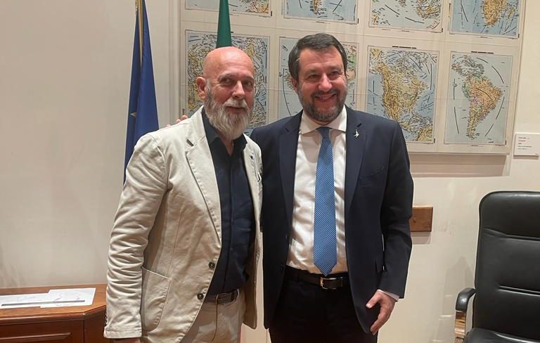 Civitavecchia – Il sindaco Tedesco ricevuto da Matteo Salvini