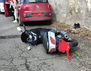 Tarquinia – Scontro tra scooter e due auto, intervento dell’elisoccorso