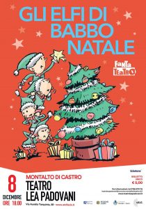 Gli elfi di Babbo Natale aprono la stagione per le famiglia al Padovani a Montalto