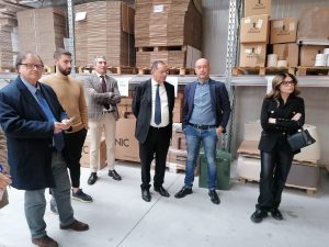 Il prefetto Cananà in visita al Distretto Industriale di Civita Castellana