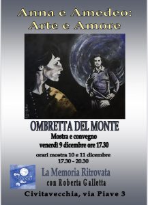 Civitavecchia – Mostra Pittura e convegno di Ombretta Del Monte: «Amedeo e Anna: Arte e Amore»