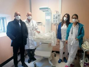 Sora – Due moderne isole neonatali al reparto di Pediatria e Neonatologia del Santissima Trinità