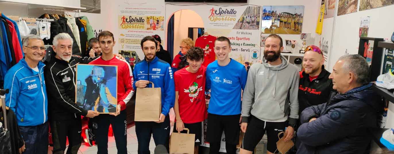 A Cianchelli e Ciatti (Atletica Alto Lazio) “l’Americana Run” di Babbo Natale a Cura di Vetralla