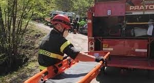 San Martino al Cimino, perde il controllo della mountain-bike e finisce nella scarpata: salvato dai Vigili del fuoco