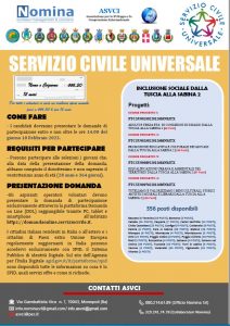 Soriano nel Cimino, tutti i progetti del nuovo bando del servizio civile