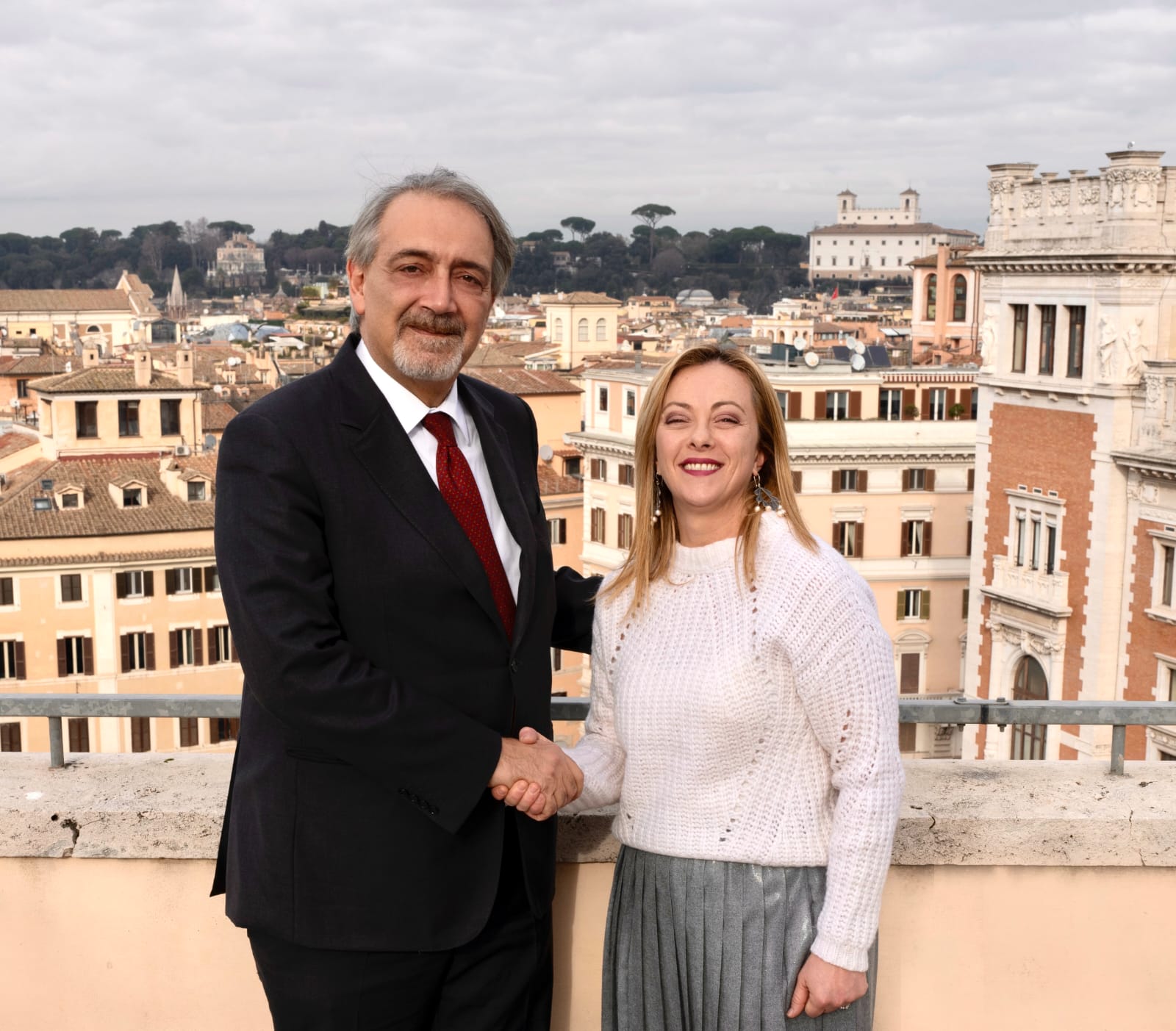 Il presidente Rocca incontra la premier Meloni: “Tenere la Sanità? Ci sto pensando”