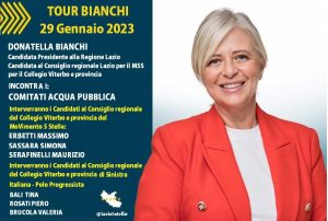 Tour elettorale nella Tuscia di Donatella Bianchi