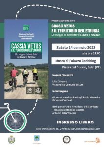 “Cassia vetus e il territorio dell’Etruria”, a Sutri la guida per scoprire l’Italia in bicicletta