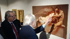Sutri, Rocca visita l’ultima mostra organizzata dal (quasi ex) sindaco Sgarbi