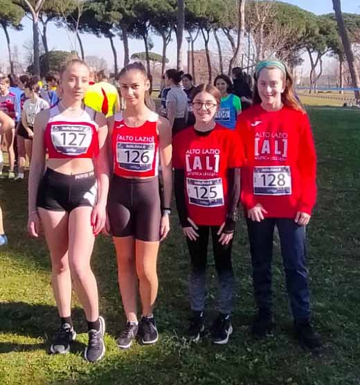 Il Campionato regionale di corsa campestre a Villa Guglielmi a Roma