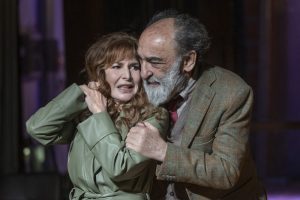 Giuliana De Sio ed Alessandro Haber in scena al Traiano