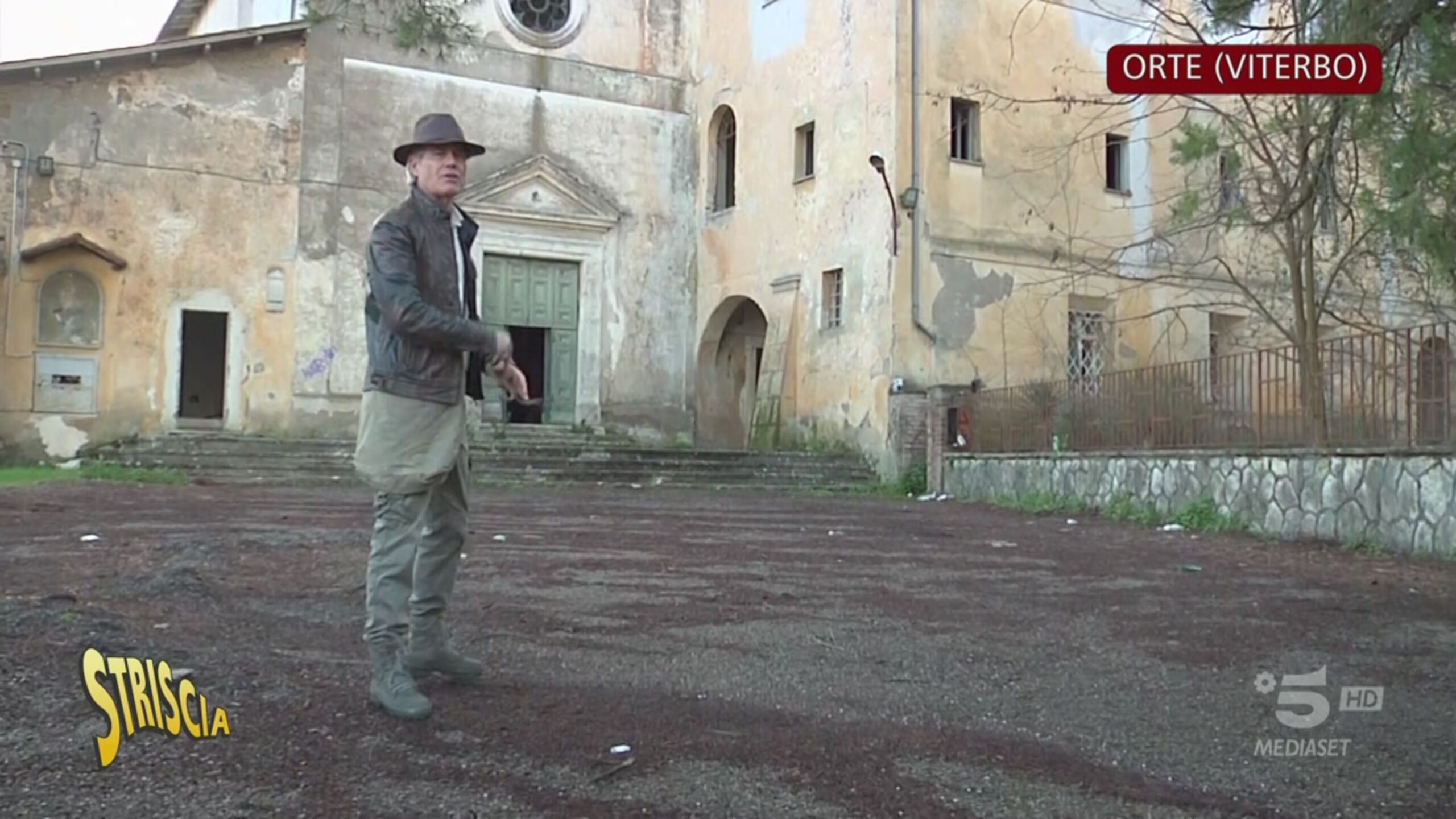 Jimmy Ghione a Orte per salvare il convento di San Bernardino