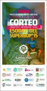 Vittime del Superbonus, in corteo a Roma anche una delegazione viterbese