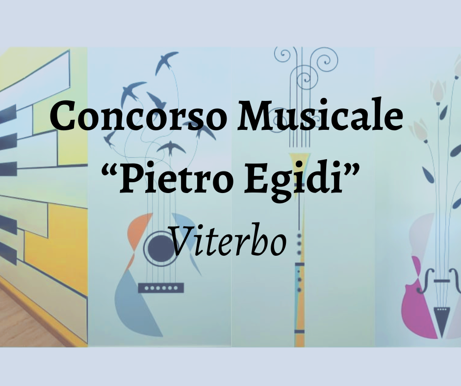 Giovani talenti da tutta Italia per il concorso musicale “Pietro Egidi”