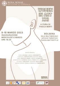 Tredici artiste in mostra a Bolsena per celebrare la Festa della Donna