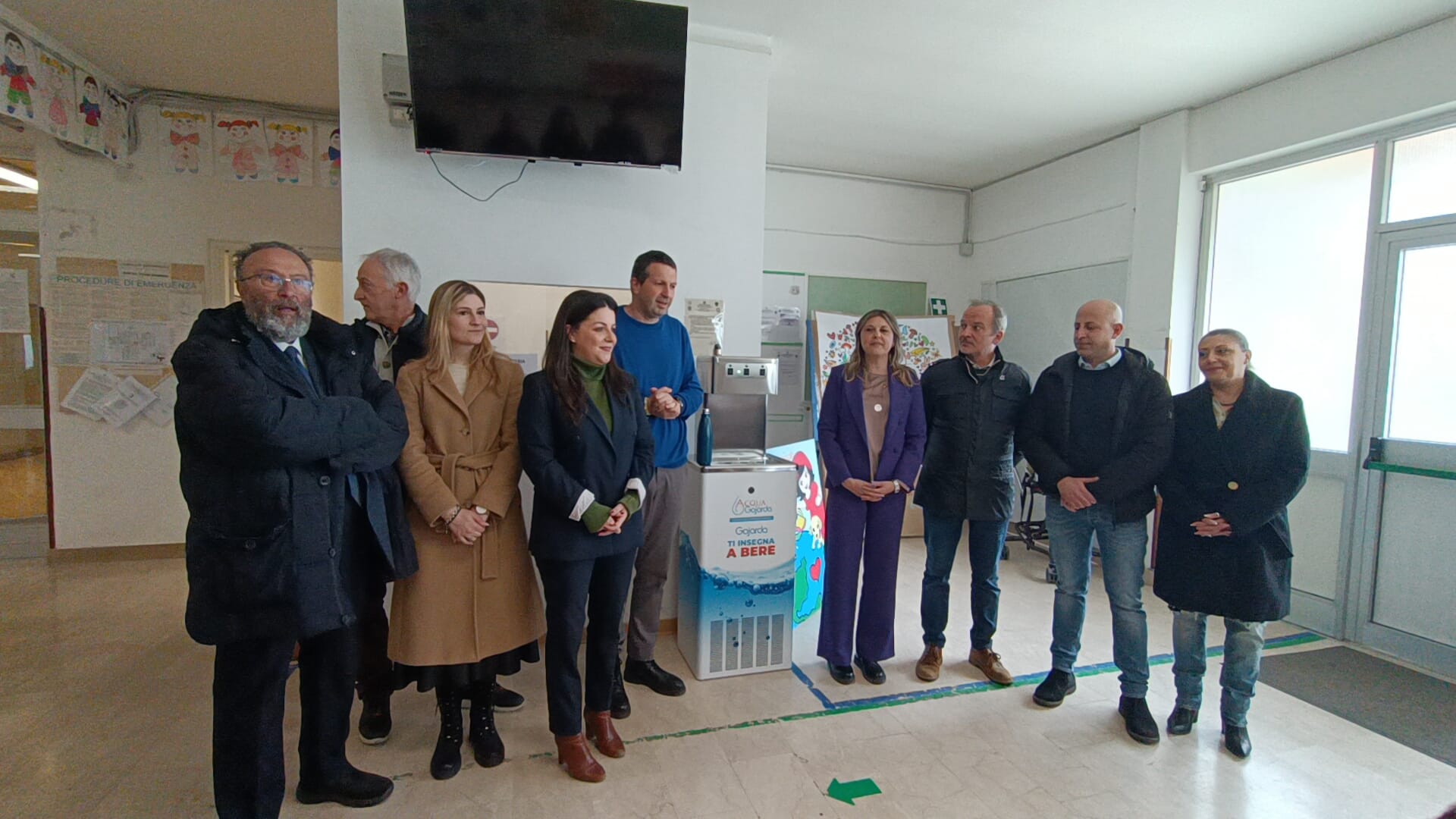All’istituto Canevari di Viterbo arriva il distributore d’acqua “Gajarda”
