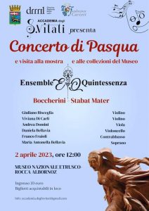 Concerto di Pasqua dell’Ensemble Quintessenza al Museo etrusco