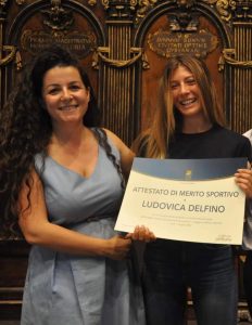 Viterbo – I complimenti della sindaca Frontini a Ludovica Delfino
