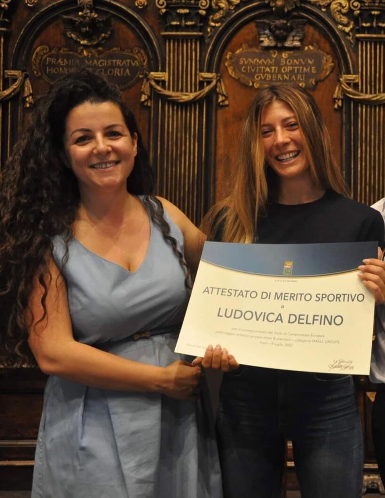 Viterbo – I complimenti della sindaca Frontini a Ludovica Delfino