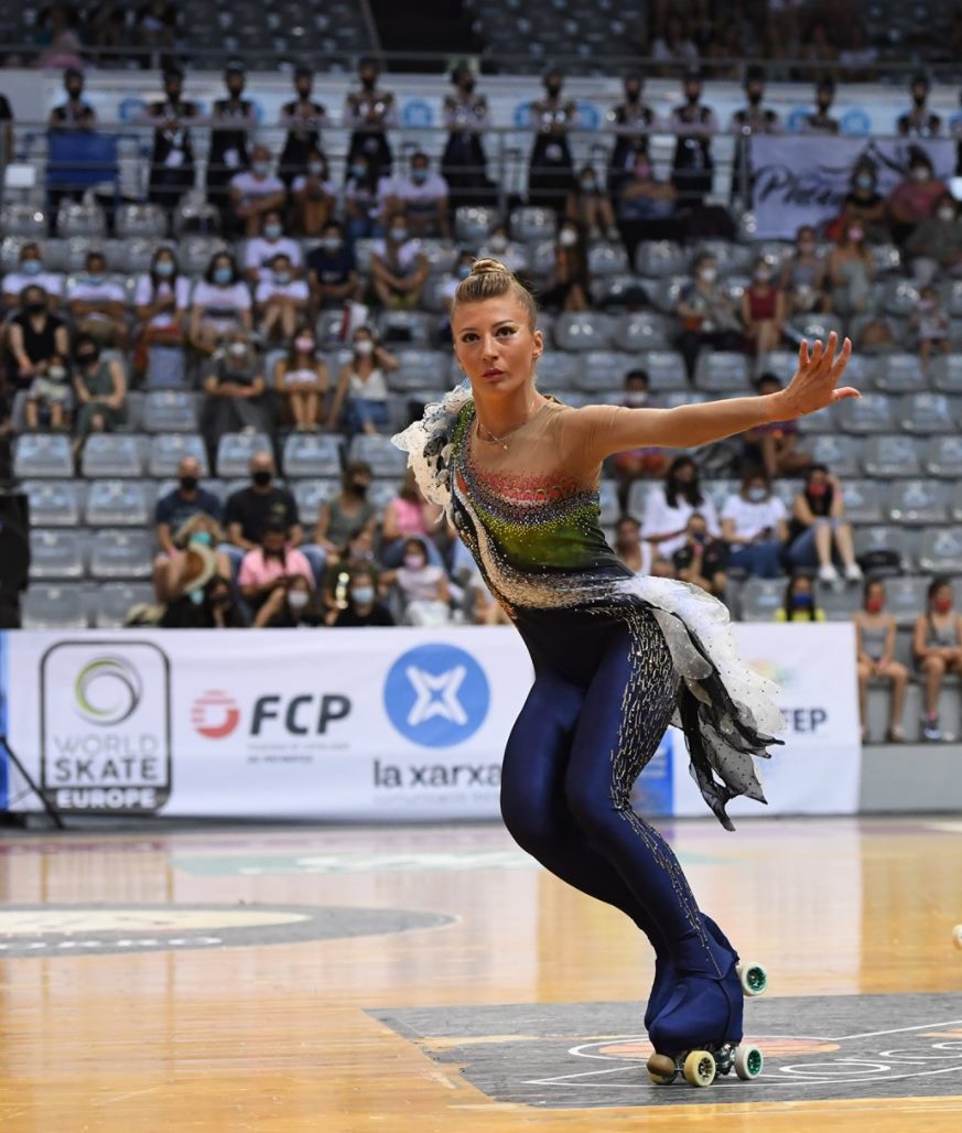 La viterbese Ludovica Delfino campionessa italiana di pattinaggio artistico