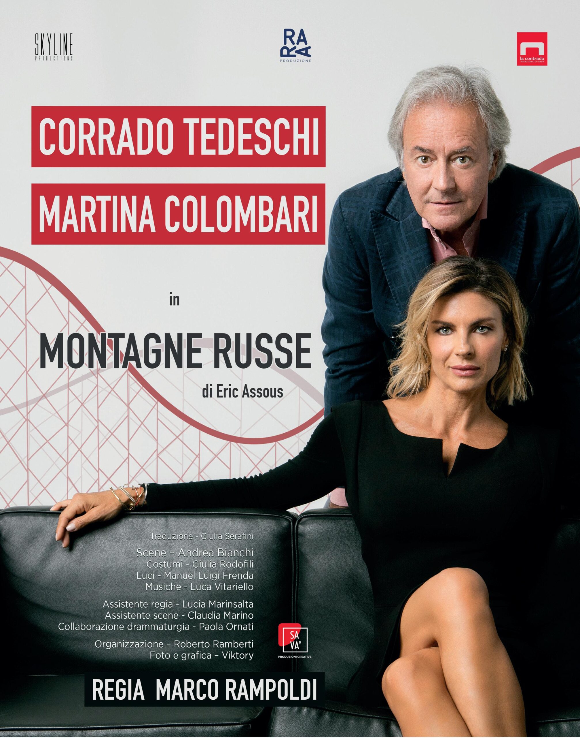 “Montagne Russe”, Corrado Tedeschi e Martina Colombari in scena al San Leonardo