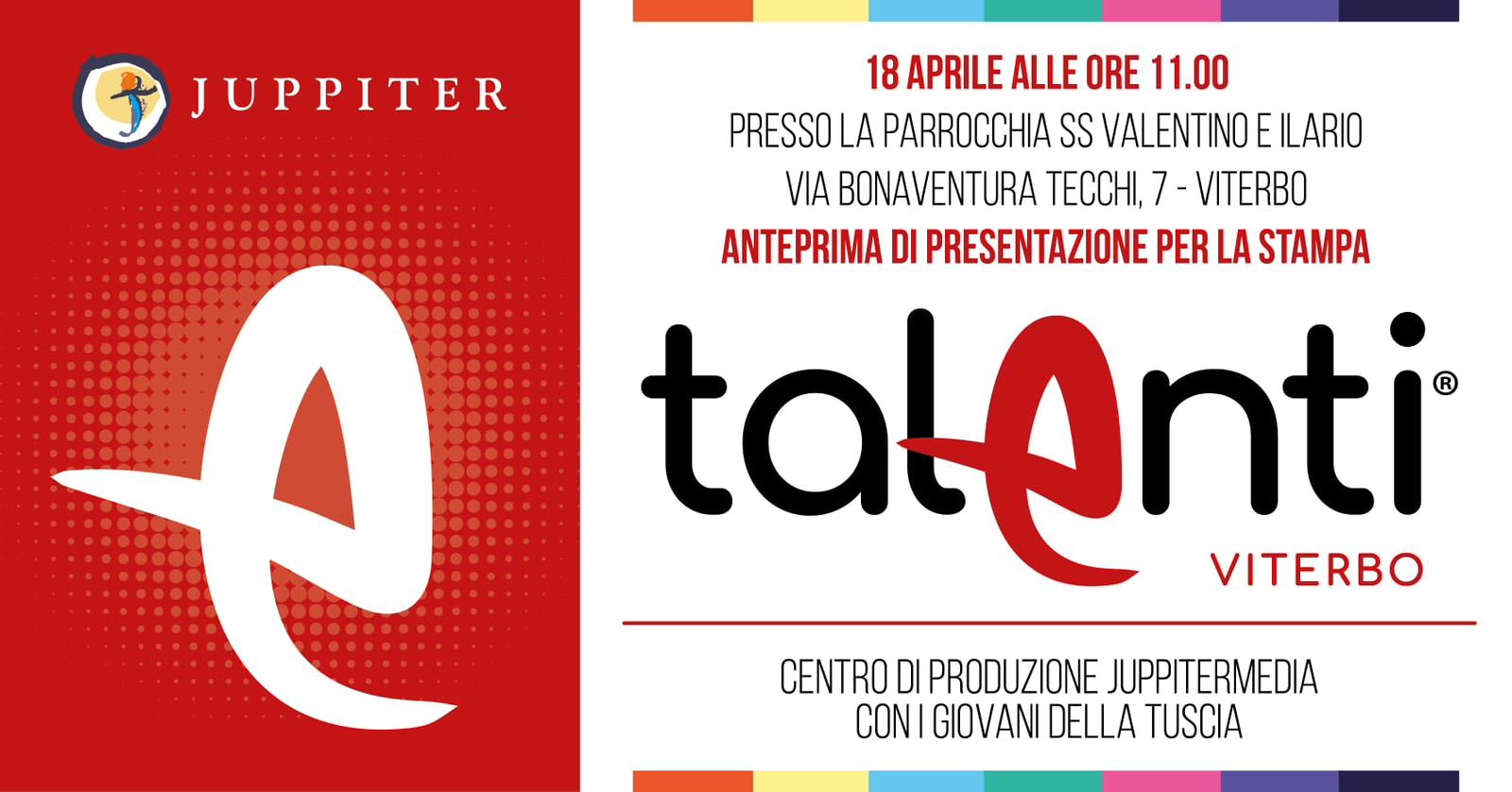 Juppitermedia, nasce a Viterbo il centro di produzione per i giovani talenti