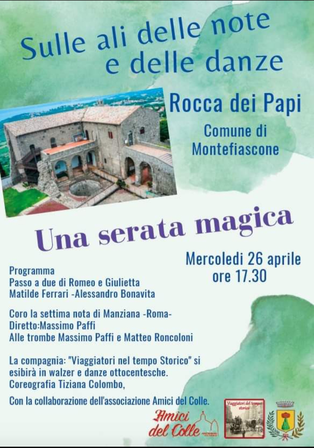 Danza, musica e moda rivivono alla Rocca dei Papi con i “Viaggiatori nel tempo Storico”