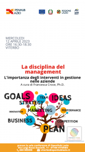 Disciplina del management, evento formativo gratuito all’Open Hub di Viterbo