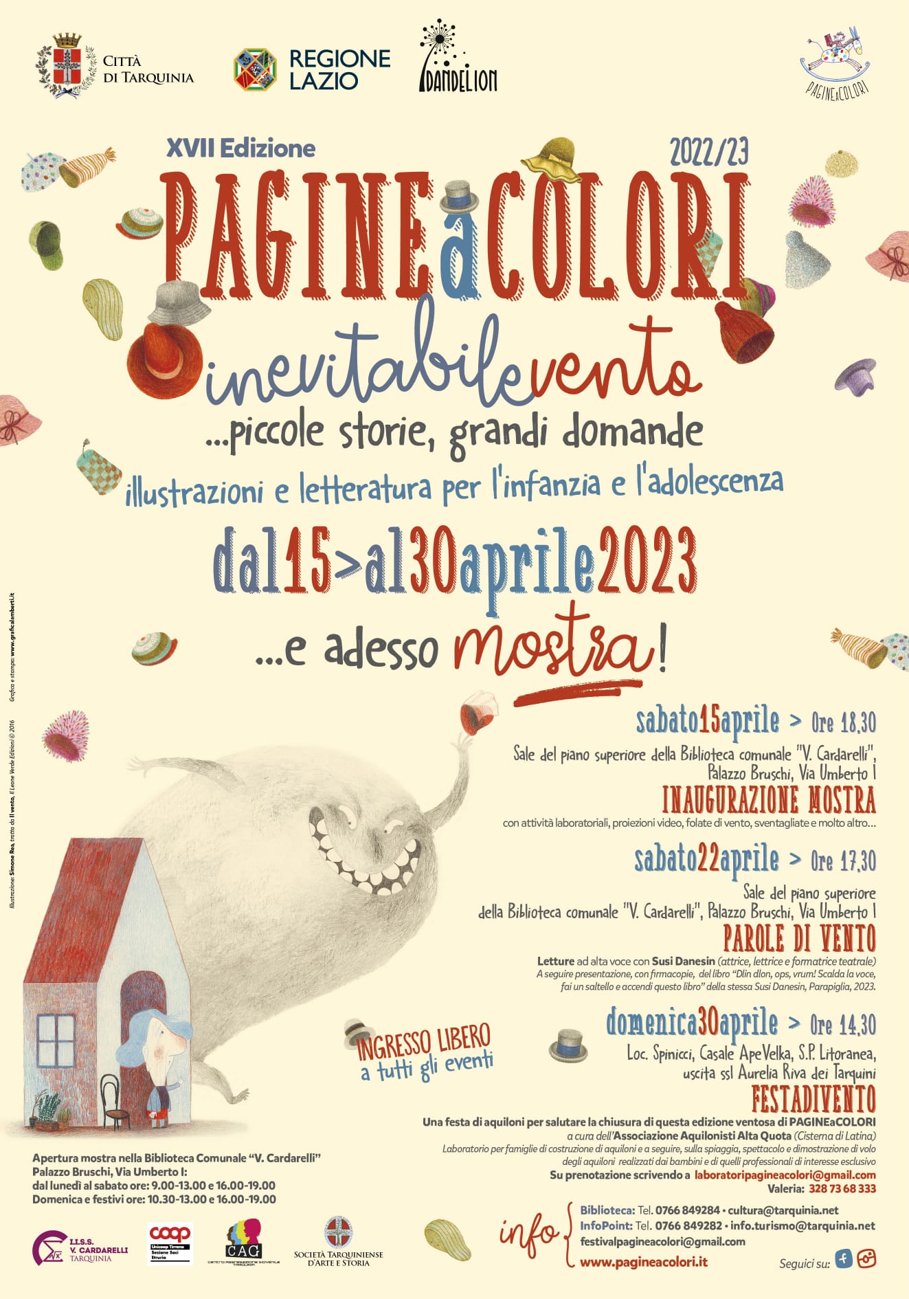 Tarquinia, inaugurazione della mostra degli albi illustrati di “PAGINEaCOLORI”