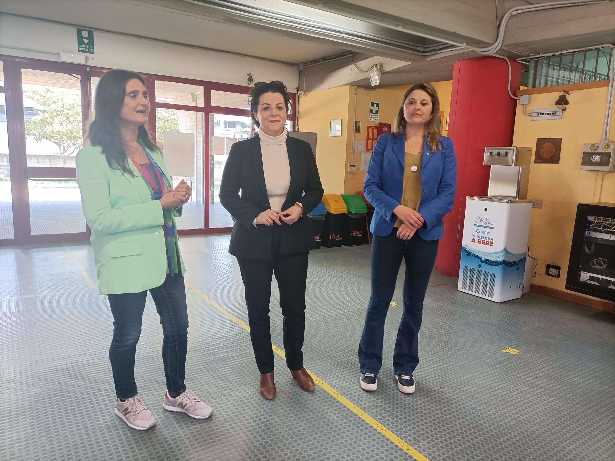 Anche alla primaria Grandori arriva il distributore d’acqua “Gajarda”