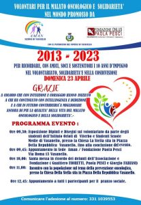 Dieci anni di aiuto ai più deboli: l’Aman celebra il decennale