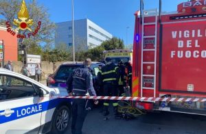 Civitavecchia, scontro tra auto sulla Mediana: sei feriti