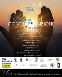 “7 virtù in contrapposizione ai 7 vizi capitali”, al via la mostra che unisce artisti di 7 nazionalità