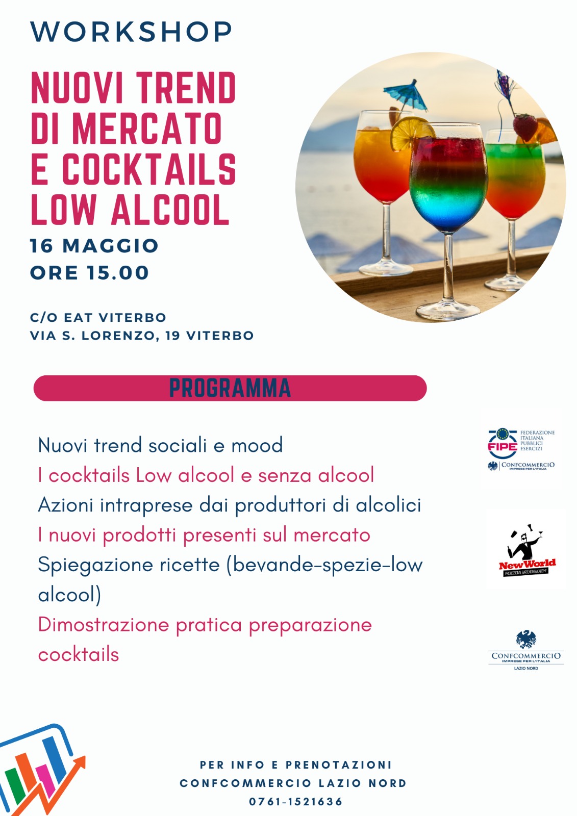 Cocktail con poco alcool, il nuovo trend del mercato