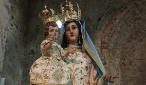 Aquino – Danneggiata statua Madonna