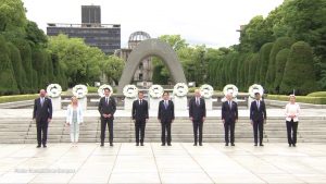 G7, i leader all’Hiroshima Peace Memorial Park