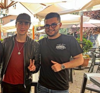 Viterbo – Edoardo di “Mare Fuori” a spasso per la città