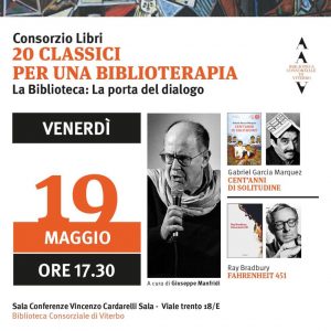 Viterbo, con Giuseppe Manfridi alla scoperta di Gabriel García Márquez e Ray Bradbury
