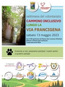 A Viterbo il cammino inclusivo lungo la Via Francigena
