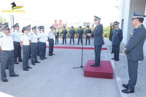 Guidonia – Il Comandante Interregionale dell’Italia Centrale della Guardia di Finanza, Generale di Corpo d’Armata Bruno Buratti in visita al reparto