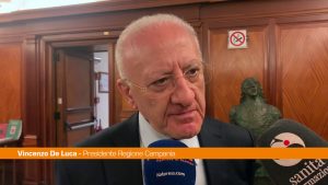 Sanità, De Luca “Stabilire un uguale riparto per tutti i cittadini”