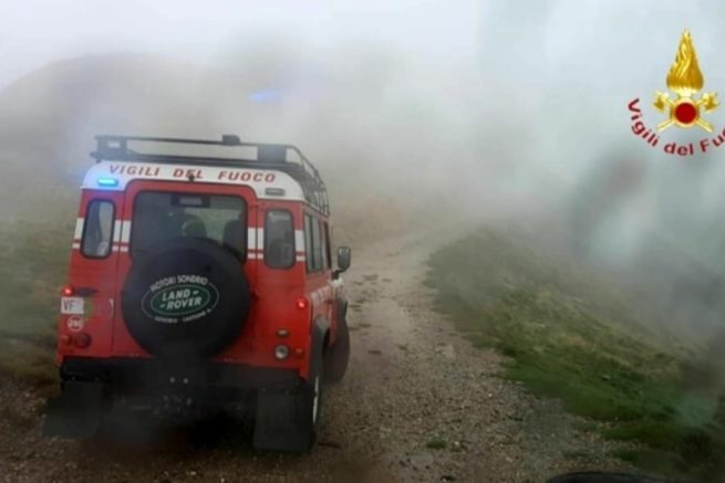 Leonessa, due pellegrine si perdono in mezzo alla nebbia sull’Appennino: salvate dai Vigili del Fuoco