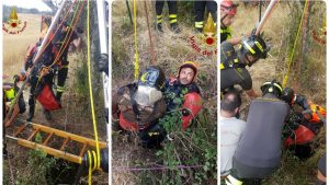 Cade in un pozzo mentre gioca a soft air: grave un trentacinquenne