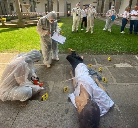 Viterbo – Futuri investigatori sulla scena del crimine all’Università della Tuscia