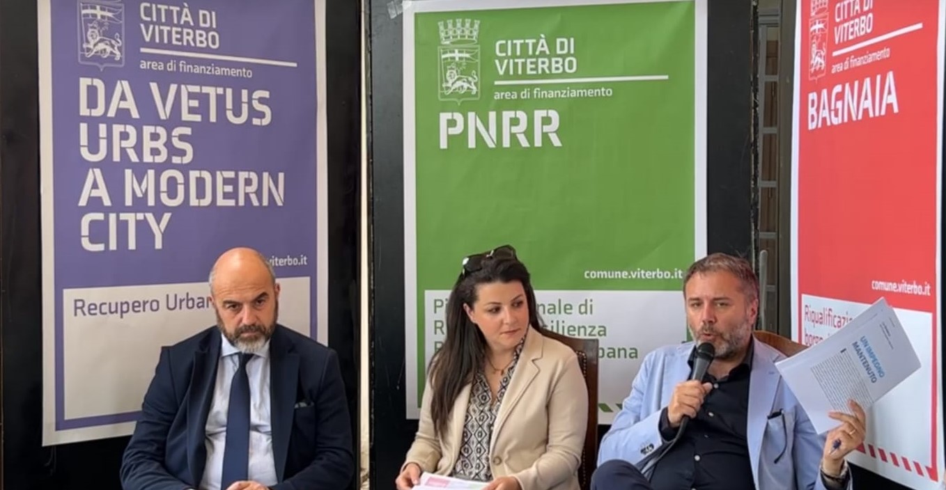 Viterbo – Si apre il sipario su 16 cantieri, Frontini: “Siamo bravi a spendere”