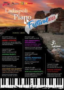 Musica, tornano le raffinate atmosfere del “Ladispoli Piano Festival”: da oggi (e fino al 14 luglio) al Teatro Vannini