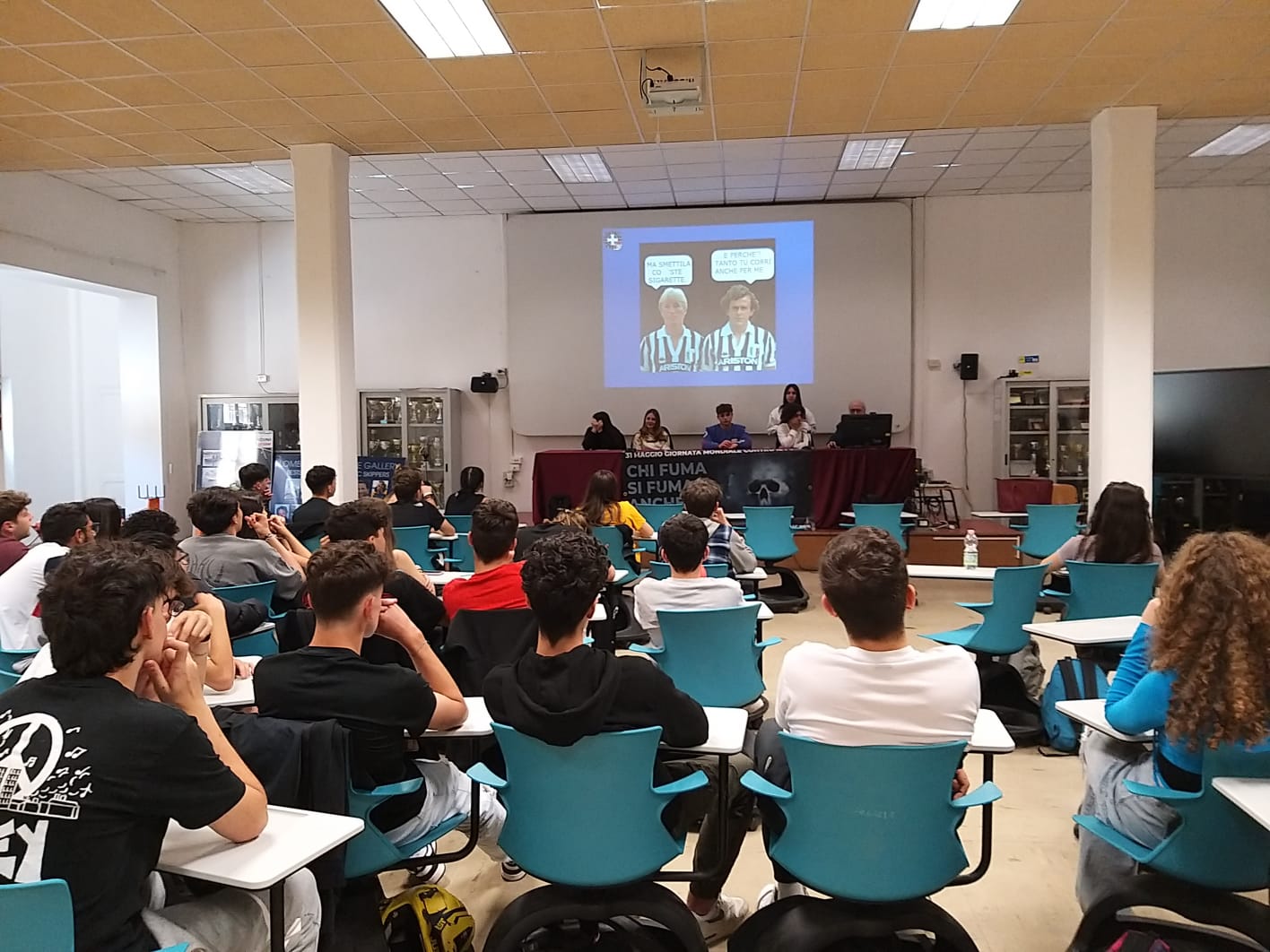 Lotta al tabagismo, successo per gli incontri con gli studenti a Rieti