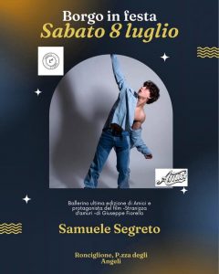 “Borgo in Festa”, a Ronciglione tre giorni di musica e spettacoli con la Rino Gaetano band e Samuele Segreto