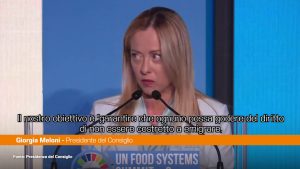 Meloni “Assicurare a tutti il diritto a non dover emigrare”