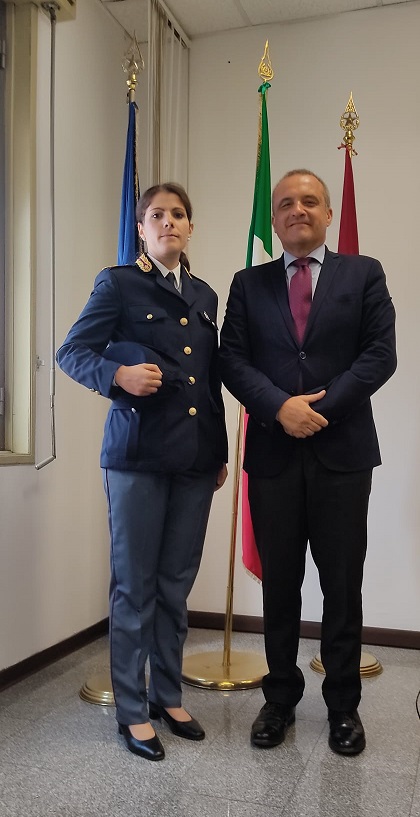 Alla questura di Viterbo arrivata nuova commissaria